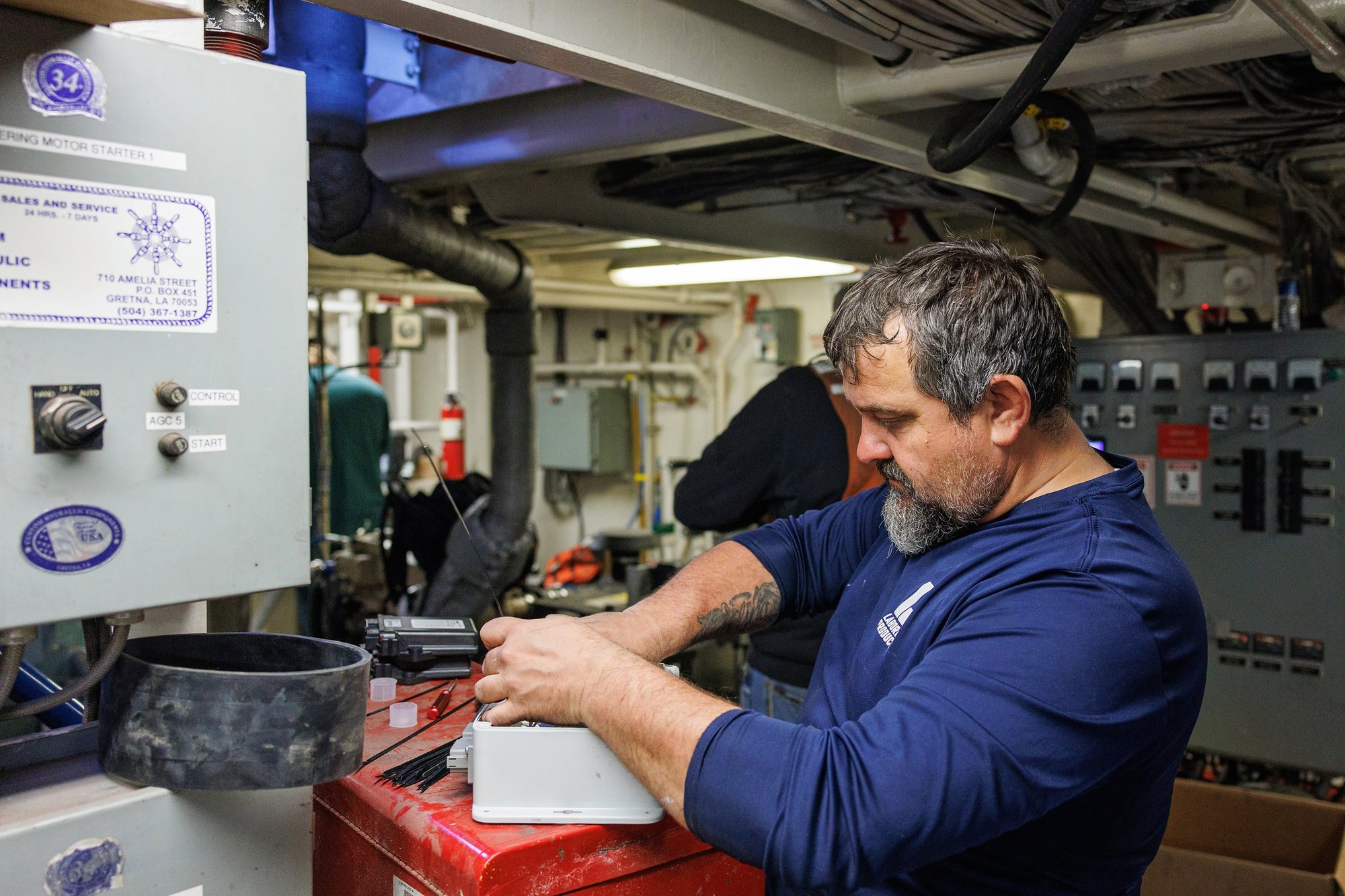 Laborde Products Technician Wiring Mitsubishi Marine Panel